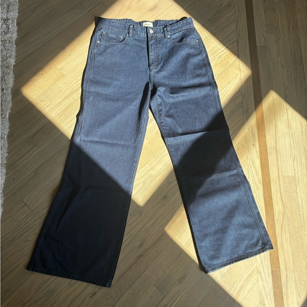 DL1961 Dark Indigo Wide-Leg Jeans